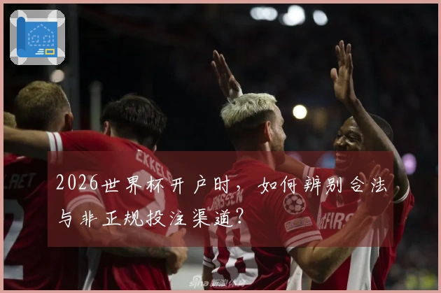 2026世界杯开户时，如何辨别合法与非正规投注渠道？