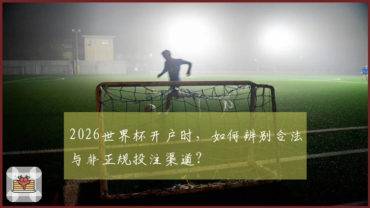 2026世界杯开户时，如何辨别合法与非正规投注渠道？